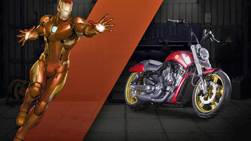 Illustration for article titled Marvel and Harley-Davidson Made a Bunch of Badass Super Hero Bikes